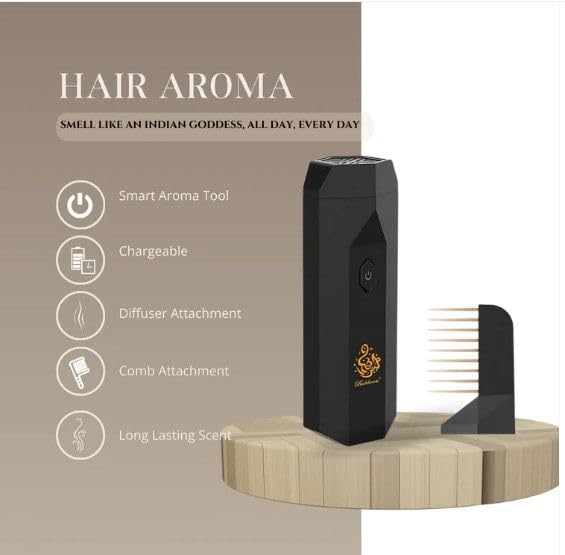 Electronic Incense Burner Comb – 2 in 1 Fragrance & Style