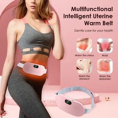 Cramp-Free Period Pain Relief Massager with Heating Pad