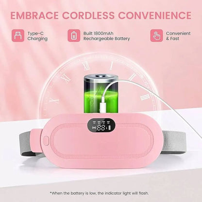 Cramp-Free Period Pain Relief Massager with Heating Pad