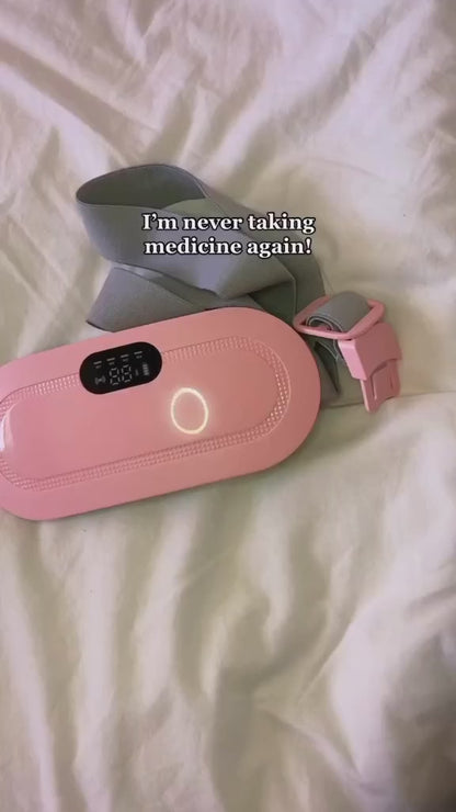 Cramp-Free Period Pain Relief Massager with Heating Pad